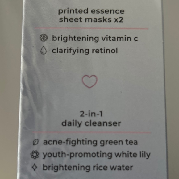 🍀 the Creme Shop X Hello Kitty 🍀 Face Mask Cleanser Makeup Remover Korea Kit🍀 - Picture 4 of 5